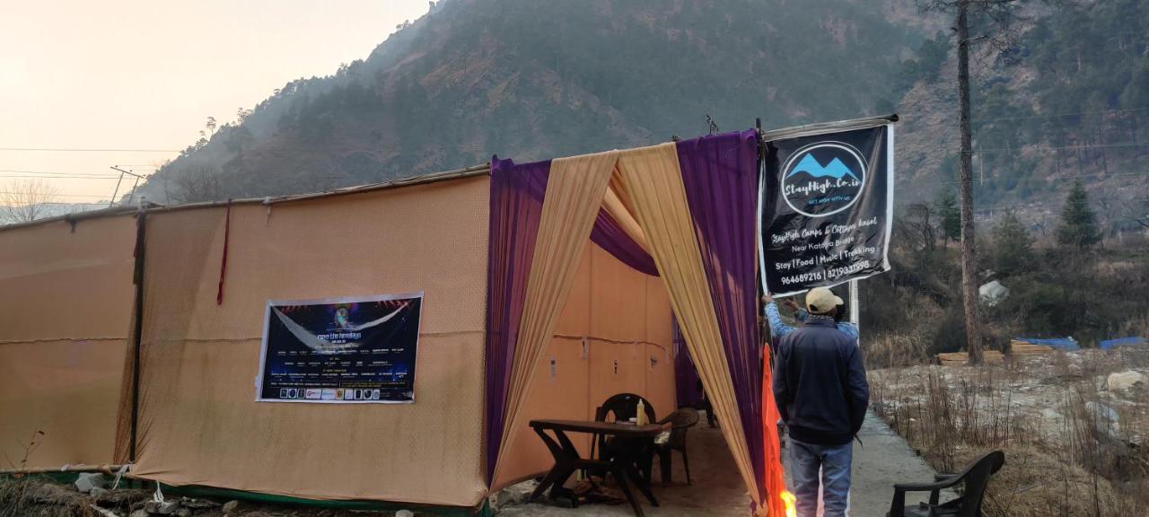 Stayhigh Camps & Cottages Kasol Exterior foto